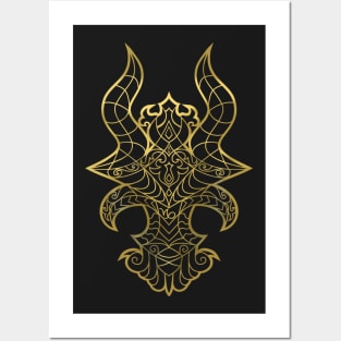 Capricorn gold Posters and Art